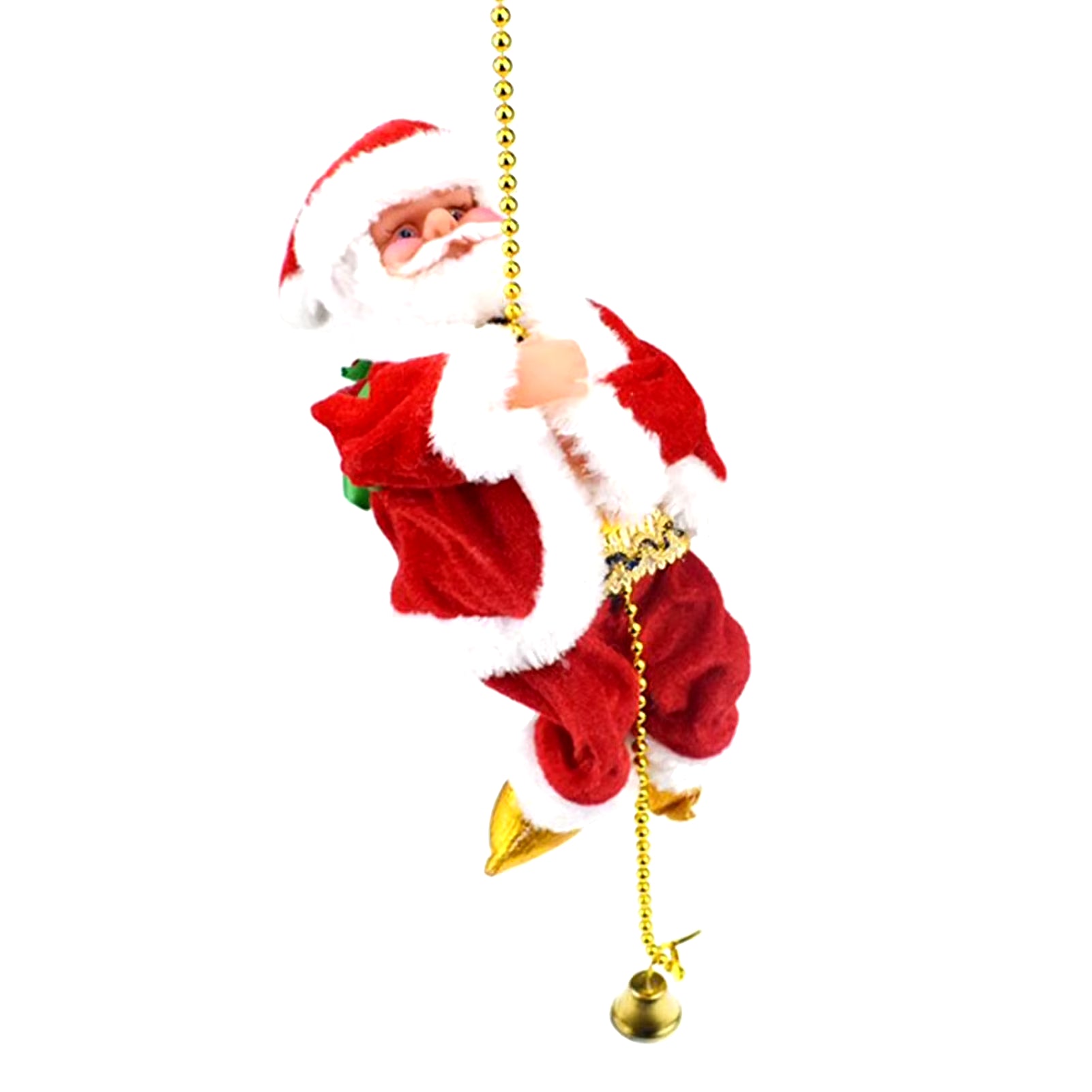 Jolly Jumper Santa: The Battery-Powered Holiday Acrobat with Tunes and Twinkles!