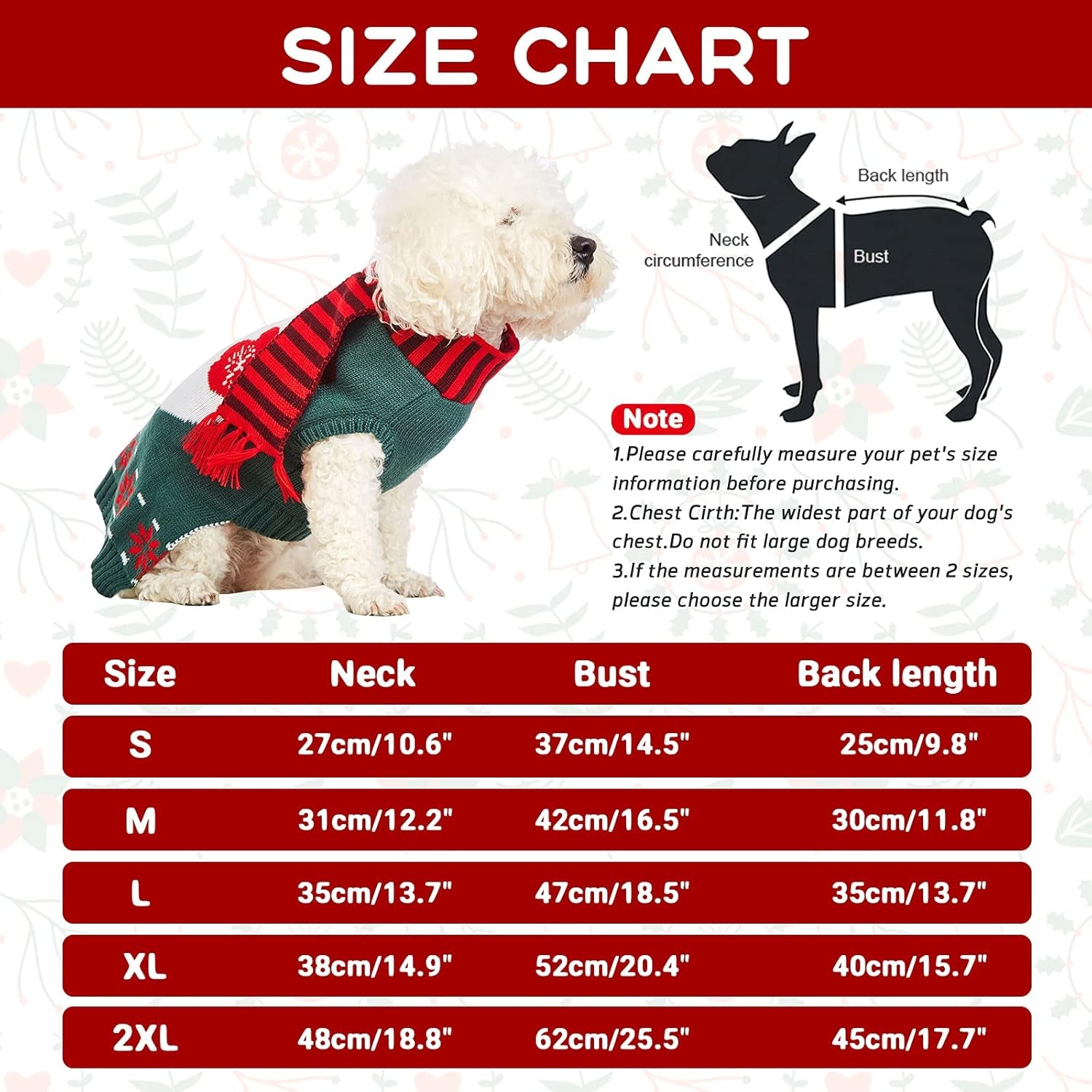 Dog Christmas Sweater Knitted Snowman Soft Comfortable Pet Clothes Winter New Year Jumpsuit Pjs for Small Medium Large Pets Dogs Outfits Large Snowman